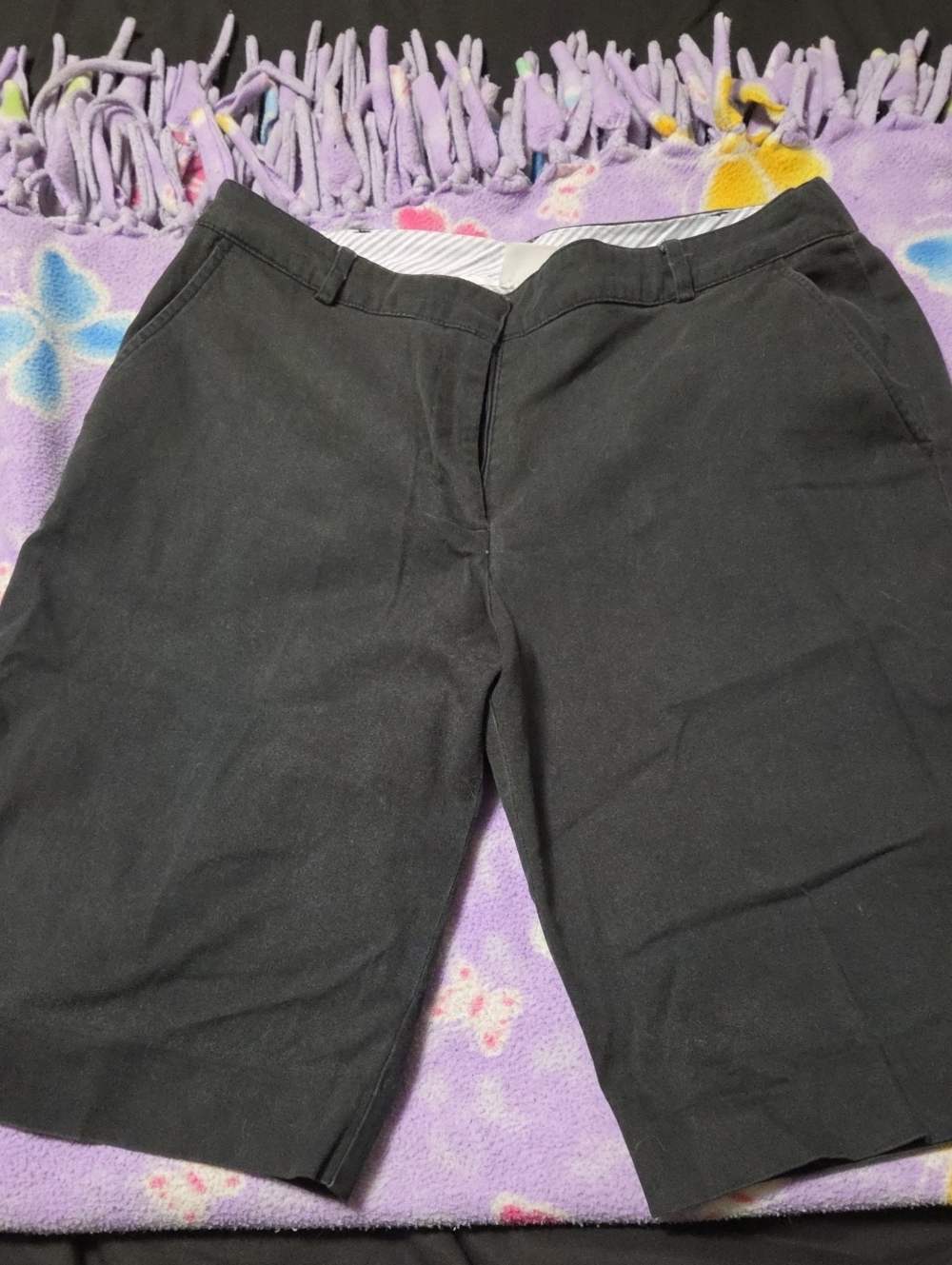 Coral Bay Black Chino Shorts